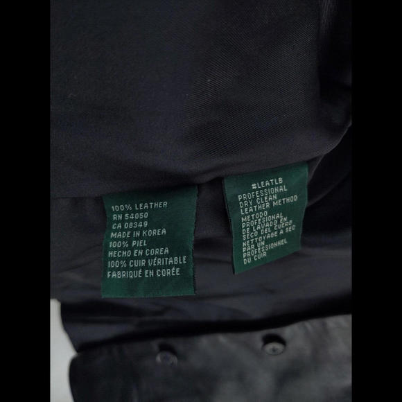 [SOLD] NWT VTG LAUREN RALPH LAUREN Sz 4 Leather Blazer Jacket Deadstock - Picture 6 of 6